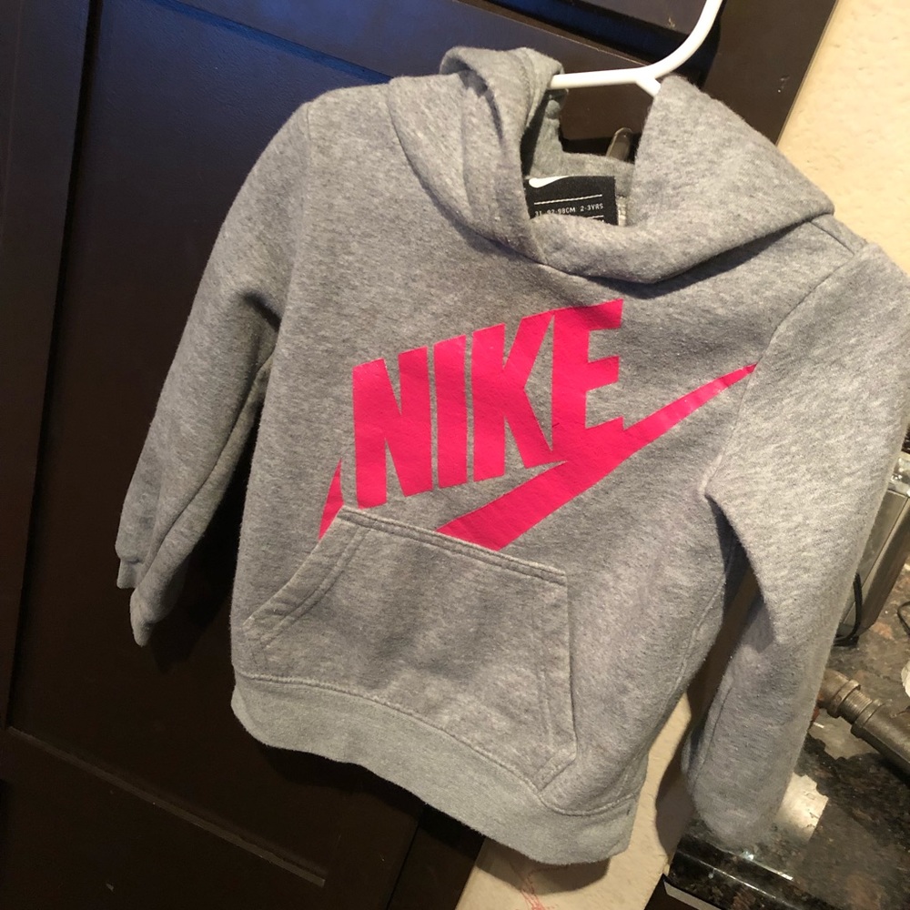 Pink sparkle Nike hoodie